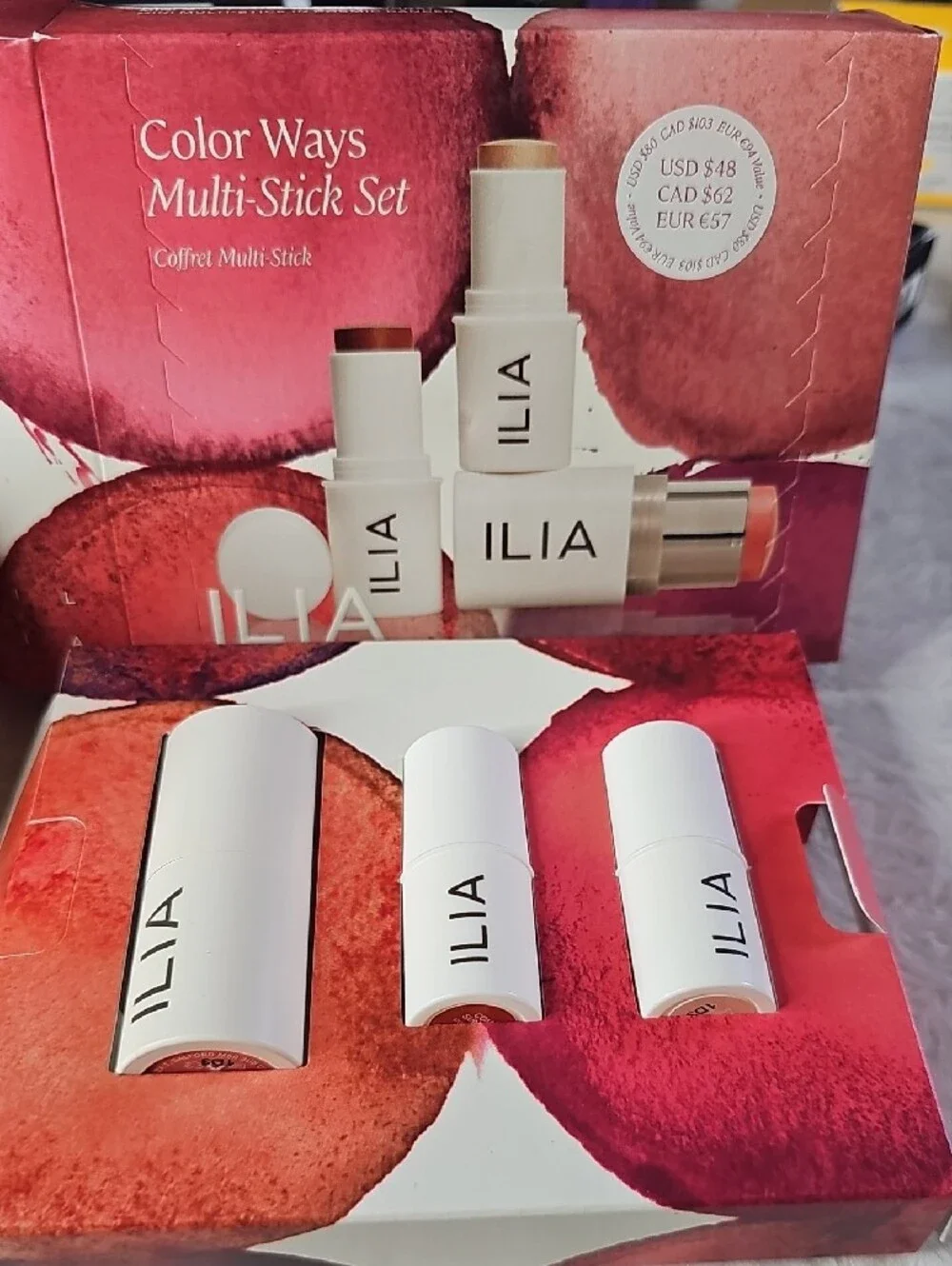 ILIA Color Ways Multi-Stick Set - Pink & Coral